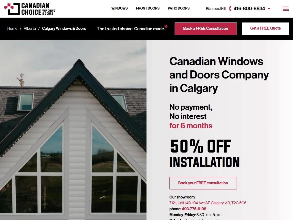 Canadian Choice Windows and Doors Inc. — project photo 1