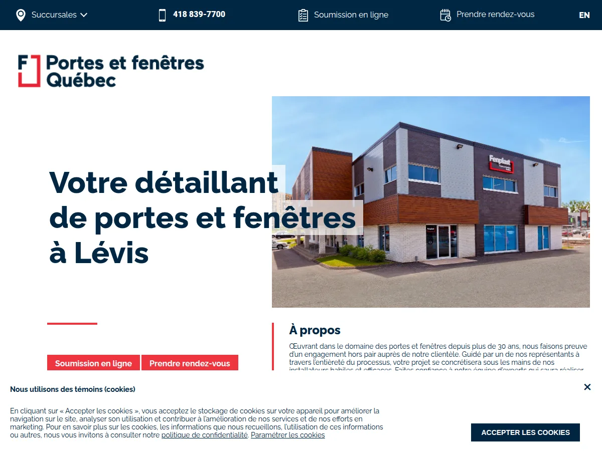 Fenplast – Portes et fenêtres Québec | Lévis — project photo 1
